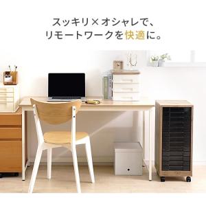 書類ケース A4 引出し 収納ケース 3段 ア...の詳細画像2