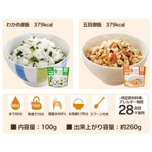 非常食 非常食セット 防災食 アルファ米 3種...の詳細画像5