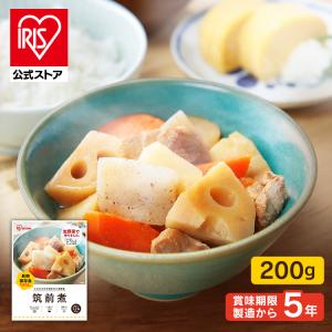 非常食 非常食セット レトルト食品 おかず 防災セット 防災グッズ 災対食パウチ筑前煮 200g アイリスオーヤマ