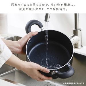 鍋 片手鍋 18cm IH ガス火対応 くぼみ...の詳細画像2