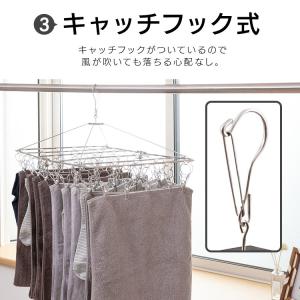 ピンチハンガー ステンレス 42個 洗濯ハンガ...の詳細画像4