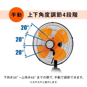 工場扇 扇風機 大型 床置き 左右首振り アイ...の詳細画像5