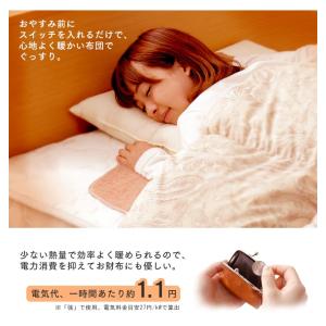 電気毛布 敷き毛布 140×80cm 洗える ...の詳細画像2