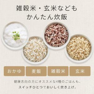 炊飯器 3合炊き 一人暮らし用 アイリスオーヤ...の詳細画像5