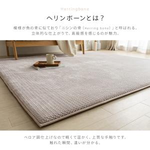 ラグ 厚手 2畳 北欧 ラグマット すべり止め...の詳細画像3