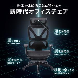 オフィスチェア メッシュ チェア デスクチェア...の詳細画像1