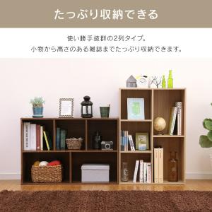 カラーボックス 3段 収納 2段 アイリスオー...の詳細画像4