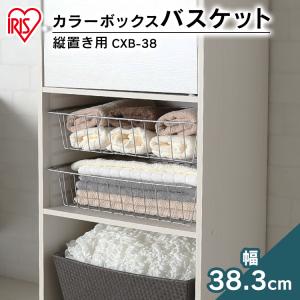 カラーボックス 収納 カラーボックス用 バスケット パーツ 縦置き アイリスオーヤマ 収納ラック 本棚 書棚 おしゃれ CXB-38