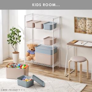 スチールラック キッチンラック 幅75cm 4...の詳細画像3