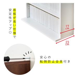 本棚 大容量 おしゃれ 薄型 スリム カラーボ...の詳細画像4