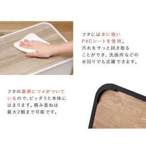 収納ボックス フタ付き おしゃれ アイリスオー...の詳細画像5