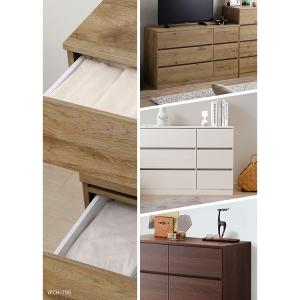 ウッドチェスト 3段 ワイド チェスト 引き出...の詳細画像2