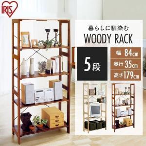 IRIS OHYAMA（アイリスオーヤマ） ラック 木製 4段 ウッドラック 棚