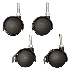 メタルラック アイリスオーヤマ スチールラック 棚 パーツ ポール径12.7mm メタルスリムキャスター 4個セット MK-4SCN