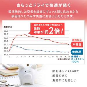 こたつ布団 正方形 敷き布団 洗える アイリス...の詳細画像5