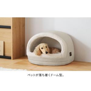 ペットベッド ドーム型 猫 小型犬 ベッド ク...の詳細画像4