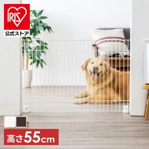 ペットゲート ペットフェンス 置くだけ 55cm 犬 軽量 フェンス 室内 猫用 フェンス ペット ペットフェンス 猫 P-SPF-96 アイリスオーヤマ｜アイリスプラザ Yahoo!店