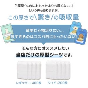 ペットシーツ ワイド レギュラー 厚型 アイリ...の詳細画像3