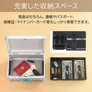 金庫 家庭用 小型 手提げ金庫 A6 鍵付き ...の詳細画像3