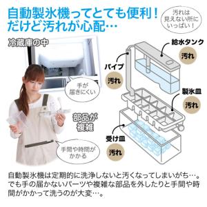 製氷機 掃除 自動製氷機洗浄剤 氷キレイ 3回...の詳細画像3
