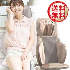 シートマッサージャー ライフフィット FM002 家庭用 電動マッサージ器 ヒーター付き マッサージシート 首 肩 背中 腰 太もも 富士メディック LIFE FIT