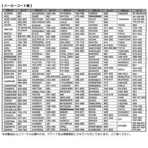 エアコン リモコン 汎用 各社共通1000種対...の詳細画像5