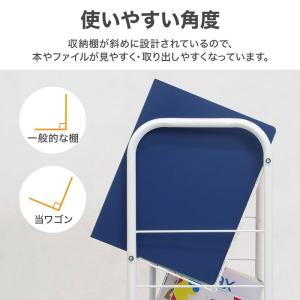 ファイルワゴン キャスター付き ファイルラック...の詳細画像2