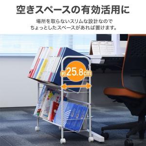 ファイルワゴン キャスター付き ファイルラック...の詳細画像4