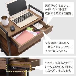 サイドワゴン キャスター付き デスクワゴン ス...の詳細画像4