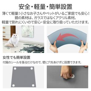 壁掛けミラー ミラー 壁 壁掛け 鏡 全身鏡 ...の詳細画像1