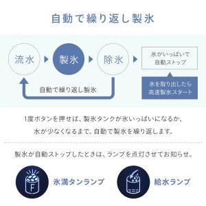 製氷機 家庭用 小型 大容量 透明 氷 サイズ...の詳細画像1