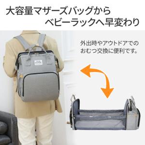 マザーズバッグ リュック ベビーラック マザー...の詳細画像1