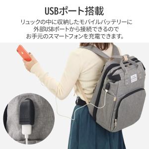 マザーズバッグ リュック ベビーラック マザー...の詳細画像4
