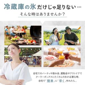 製氷機 家庭用 小型 高速 自動製氷機 自動洗...の詳細画像1