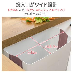 ゴミ箱 壁掛けゴミ箱 壁掛け キッチン 広口 ...の詳細画像1