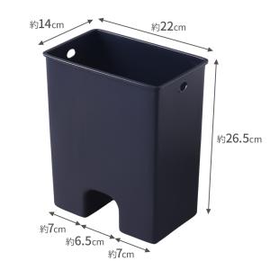 ゴミ箱 壁掛け ふた付き 大容量 10L 壁掛...の詳細画像4