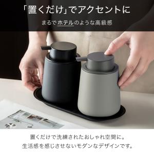 ソープディスペンサー 泡 陶器 ハンドソープ ...の詳細画像1