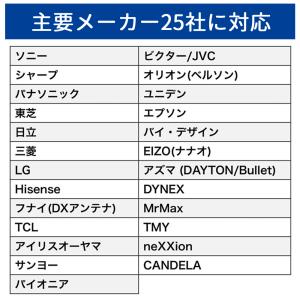 テレビリモコン 汎用 汎用リモコン ELPA ...の詳細画像4