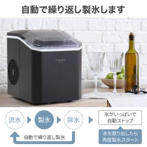 製氷機 家庭用 小型 高速 自動製氷機 自動洗...の詳細画像3