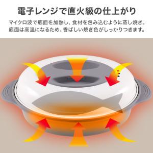 電子レンジ専用調理器 レンジ 調理 魚焼き プ...の詳細画像5