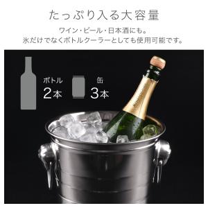 ワインクーラー 3L ステンレス シルバー 大...の詳細画像3