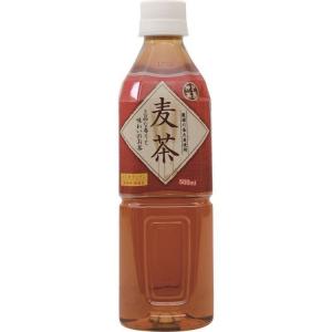 24本セット 神戸茶房 麦茶 PET 500ml 富永貿易 (D) 【代引き不可】