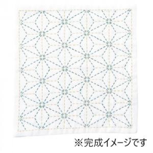 オリムパス 刺し子のハンカチ キット 麻の葉 HK-1