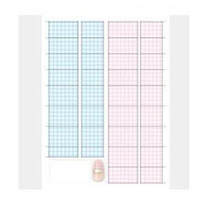 TSUMEKIRA(ツメキラ) ネイルシール 千鳥格子フレンチ パステル ブルー・ピンク NN-CD...