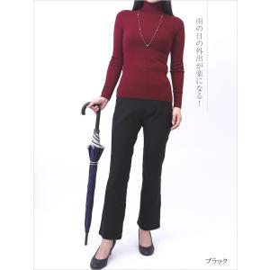 ボトムス レディース 太もも張っていても穿ける...の詳細画像4