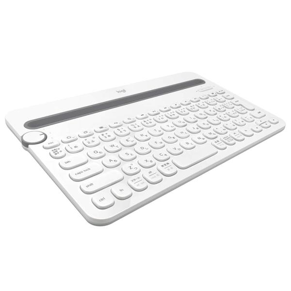 ロジクール ワイヤレスキーボード K480WH Bluetooth キーボード ワイヤレス 無線 W...
