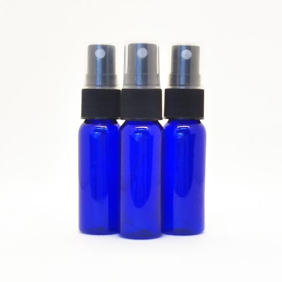 遮光 アロマ 容器 スプレーボトル 20ml PET 青 3本セット