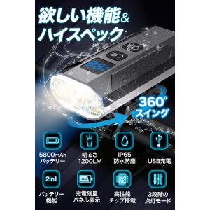 5200mAhの大容量【あすつく当日発送】自転...の詳細画像1