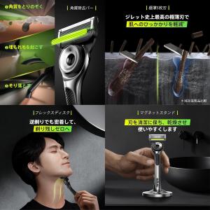 Gillette ジレット 髭剃り 本体 替刃...の詳細画像2
