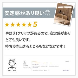 デスクライト クリップライト 【2本のライトで...の詳細画像3